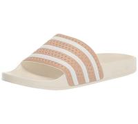 adidas Originals Men's Adilette Slide Sandal, Magic Beige/White/Off White, 12