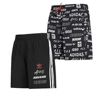 adidas Originals Mens Short Reversible Trefoil Woven Short Black GK9706 New (Medium)