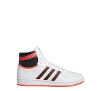 adidas Originals Men's Top Ten Hi Basketball Shoes, White/Core Black/Turbo, 9