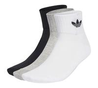 Mid Crew Socken, 3 Paar White / Medium Grey Heather / Black 37-39