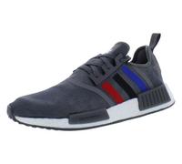 adidas Originals NMD-R1, Grau/Better Scarlet/Schwarz, 48 EU
