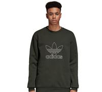 adidas Originals Outline Crew Herren-Sweatshirt Night Cargo XS