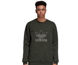 adidas Originals Outline Crew Herren-Sweatshirt Night Cargo XS
