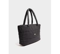 adidas Originals Quilted Nylon Metallic Trefoil Tote Bag - Damen, Schwarz - One Size