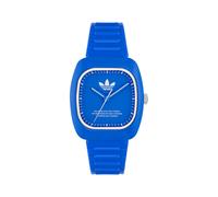 Adidas Unisex Uhr RETRO WAVE TWO Silikon blau AOSY24530