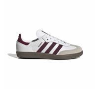 Sneaker ADIDAS ORIGINALS "SAMBA OG", Mädchen, Gr. 35, rot (cloud weiß, maroon, gum5), Leder, Synthetik, Schuhe Sneaker, für Kinder & Jugendliche (48928414-35) cloud weiß, maroon, gum5