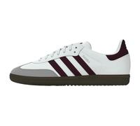 Sneaker ADIDAS ORIGINALS "SAMBA OG", Mädchen, Gr. 36, braun (cloud weiß, maroon, gum5), Leder, Synthetik, Schuhe Sneaker, für Kinder & Jugendliche (31455418-36) cloud weiß, maroon, gum5