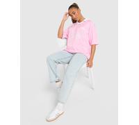 adidas Originals Script Football Collar T-Shirt - Damen, Rosa - S