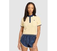 adidas Originals Sh Sleeves Polo warm vanilla Damen Gr. S