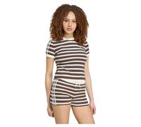 Adidas Originals Striped Kurzarm-t-shirt L Multicolor / Crystal Sky