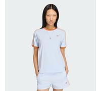 Adidas Originals 3 Stripes Kurzarm-t-shirt XS Crystal Sky