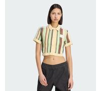 Adidas Originals Cropped Kurzarm-poloshirt L Multicolor / Easy Yellow