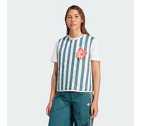 adidas Originals Summer Glow Reversible Weste Wonder White / Tech Green 2XS