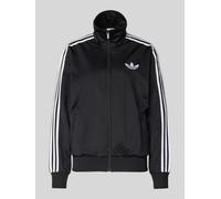 adidas Originals Sweatjacke mit Stehkragen in Black, Größe L