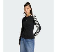ADIDAS ORIGINALS SWEATSHIRT SOLID SPIKE, SCHMAL GESCHNITTEN, GEWIRKTES MATERIAL Black L