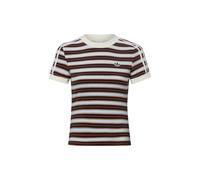 Adidas Originals Striped Kurzarm-t-shirt XS Multicolor / Crystal Sky