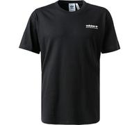 adidas ORIGINALS T-Shirt Herren Regular Fit Kurzarm Rundhals Baumwolle schwarz, S