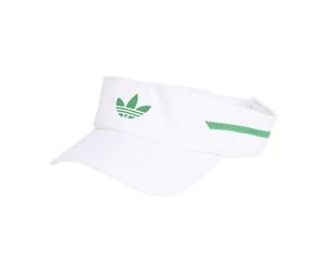 adidas Originals Tennisschirm Schirm Visor Cap weiß / grün Erwachsene M