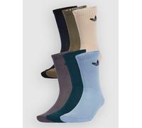 adidas Originals Tr Crew 6P Socks wonbei / medrkh / aurivy Gr. M