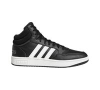 adidas Herren Hoops 3.0 Mid Lifestyle Basketball Classic Vintage Shoes, Core Black/Cloud White/Grey Six, 38 EU