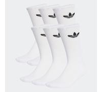Adidas Trefoil Cushion Crew Socken, 6 Paar Socken weiss M