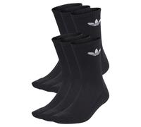 Trefoil Cushion Crew Socken, 6 Paar Black 46-48