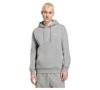 Kapuzensweatshirt ADIDAS ORIGINALS "TREFOIL ESSENTIALS HOODIE", Herren, Gr. S, medium grau heather, Obermaterial: 82% Baumwolle, 18% Polyester, normal, Rundhals, angesetztes Bündchen, Sweatshirts (204