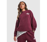 adidas Originals Trefoil Knit Crew Sweatshirt - Damen, Rot 32
