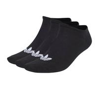 Sportsocken ADIDAS ORIGINALS "TREFOIL LINER 6", Herren, Gr. S (37/39), schwarz, Obermaterial: 73% Baumwolle, 24% Polyester, 2% Elasthan, 1% sonstige Fasern, Socken (10813844-S) schwarz