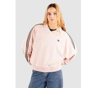 Poloshirt ADIDAS ORIGINALS "TERRY TOWEL V NECK LONG SLEEVES", Damen, Gr. M, sandy pink, Obermaterial: 75% Baumwolle, 25% Polyester, V-Ausschnitt, Shirts (34226400-M) sandy pink