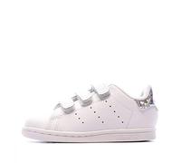 adidas Originals Unisex Baby Stan Smith CF Sneaker, Footwear White/Footwear White/Core Black, 23.5 EU