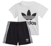 adidas Originals Unisex Baby Trefoil Shorts Tee Set T-Shirt Wei /Schwarz 3 Monate US
