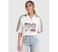 adidas Originals Varsity Panel T-Shirt - Damen, Weiss M
