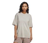 adidas Originals Damen Washed Oversized T Shirt Silver Pebble Grau L