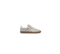 Sneaker ADIDAS ORIGINALS "GAZELLE INDOOR", Herren, Gr. 42, wonder beige, halo blau, gum5, Leder, Synthetik, Schuhe Sneaker (10007111-42) wonder beige, halo blau, gum5