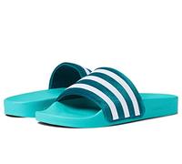 adidas Originals Women's Adilette Slipper, Mint Rush/White/Legacy Teal, 5