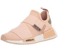 adidas Originals Women's NMD_R1's Sneaker, Halo Blush/White/Simple Brown, 8