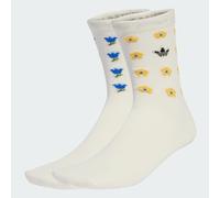 adidas Originals x Liberty London Crew Socken, 2 Paar Off White 40-42
