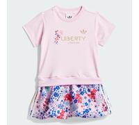 Adidas Originals X Liberty London Set Kurzes Kurzarmkleid 24 Monate-3 Jahre Clear Pink