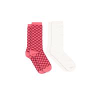 adidas Originals x Wales Bonner CHECK SOCKS Pink / Rosa/Beige