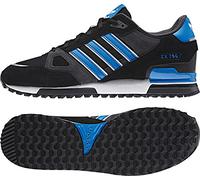 adidas Originals ZX 750 M18260 Unisex - Erwachsene Laufschuhe, Schwarz (Black 1 / Bluebird / Running White Ftw), 43 1/3