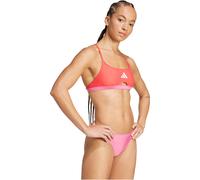 adidas Women's Padded Colorblock X-Back Bikini Pulse Magenta/Semi Lucid Red S