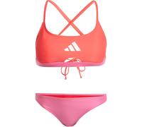 adidas Padded Colorblock X-Back Bikini Damen JF8419 - pulse magenta/semi lucid red M