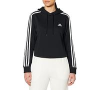adidas Performance 3S FT Cropped Hoody schwarzweiss, XL Herren