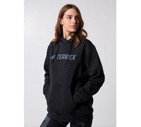 adidas performance - Bekleidung W Mt L Logo HD - Schwarz - Größe S