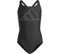 Adidas Performance BIG Bars Swimsuit Mädchen Badeanzug, schwarz 140