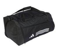 adidas Unisex Essentials 3-Stripes Duffel Bag, Black/White, L
