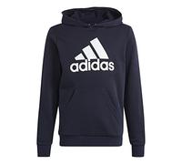 Adidas Hoodie Big Logo Essentials Cotton – Kinder, Dunkelblau, Gr. 128 (7–8 Jahre)
