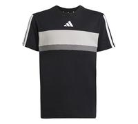 adidas Seasonal Essentials Tiberio 3 Streifen Junior T-Shirt schwarz reinweiß - 140