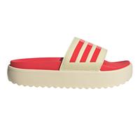 adidas Platform adilette Badelatschen Damen JP5676 - warm vanilla/semi lucid red/semi lucid red 37